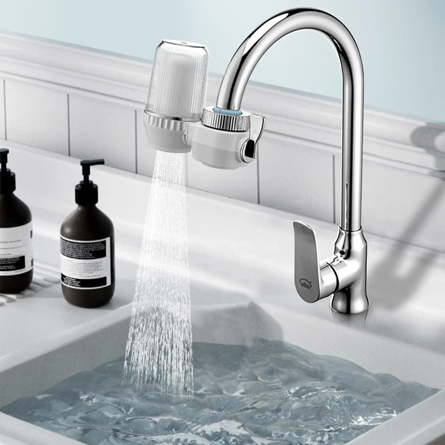 

Washable Ceramic Filter Cartridge Filtration Faucet Water Purifier 10 Level Filtration Tap Water Filter Water Faucet Filter