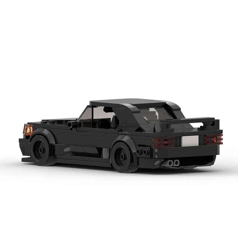 Moc compatible car model 190E EVO II sedan technology modular building block gift Christmas children's toy DIY set assembly