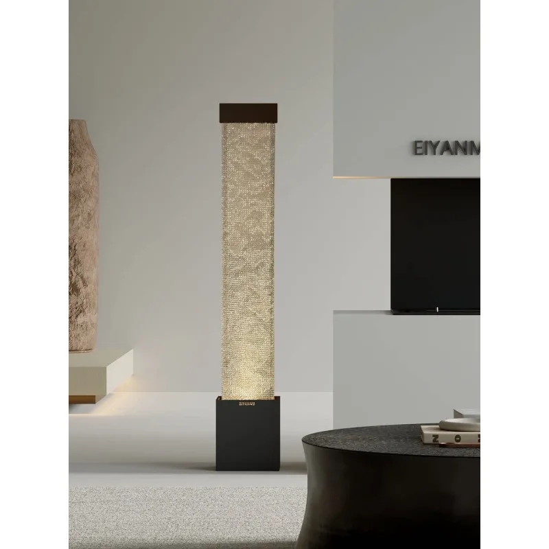 Modern light luxury flowing water ornament, living room TV cabinet floor circulation water feature