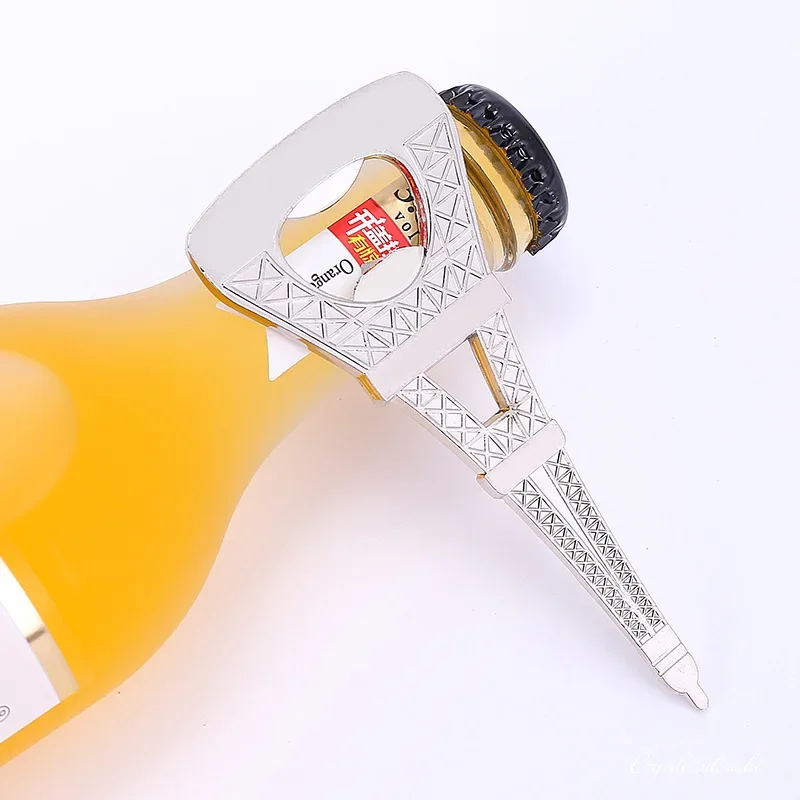 10pcs/lot Eiffel Tower Bottle Opener Baby Shower First Communion Gifts Wedding Favors And Gift For Guest