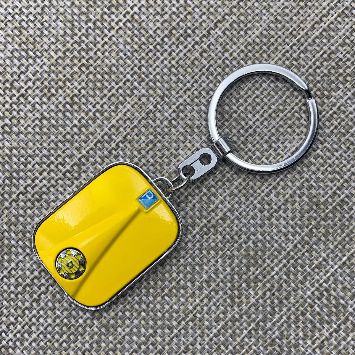 Chrome Keychain Zinc Alloy KeyRing