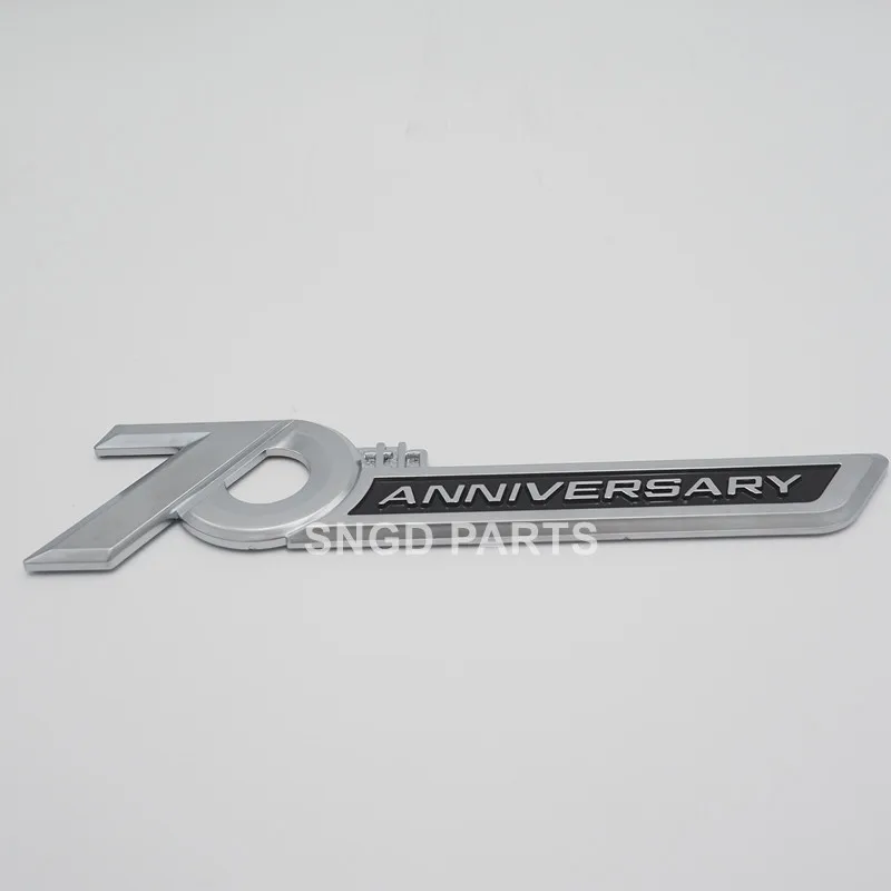 2PCS For Toyota Land Cruiser Side Emblem 70th Anniversary 60th