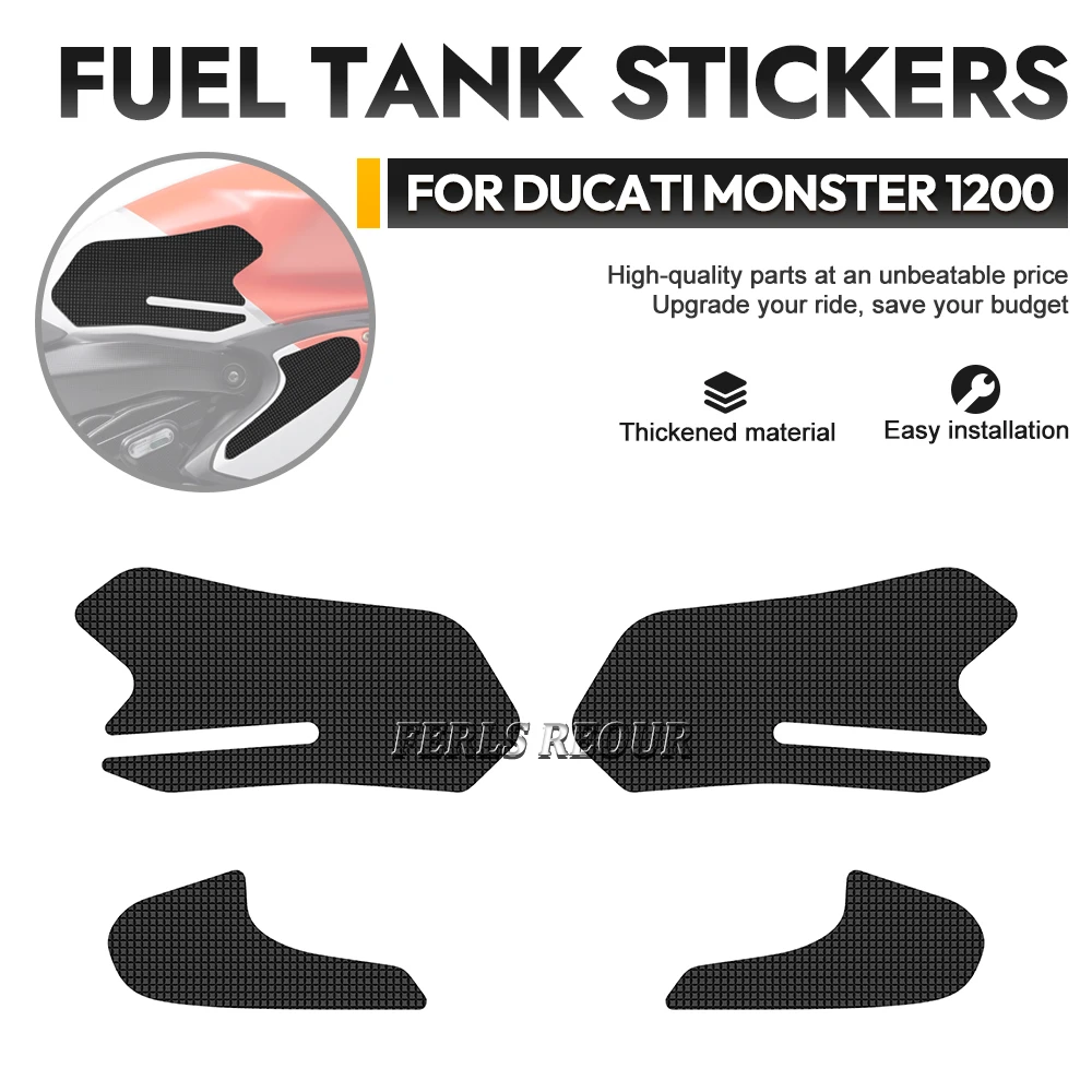

Fuel tank sticker For Ducati Panigale 899 2013-2015 Motorcycle Rubber Fuel Tank Pad Stickers Non-slip Waterproof Gas Tankpad