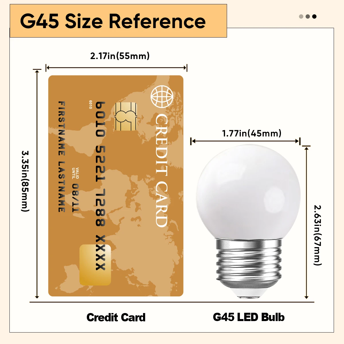 Milky White G45 Led Bulb 220V E27 1W 2W 3W Night Light Plastic Shatterproof Pendant Chandelier Outdoor Garland Decoration Lights