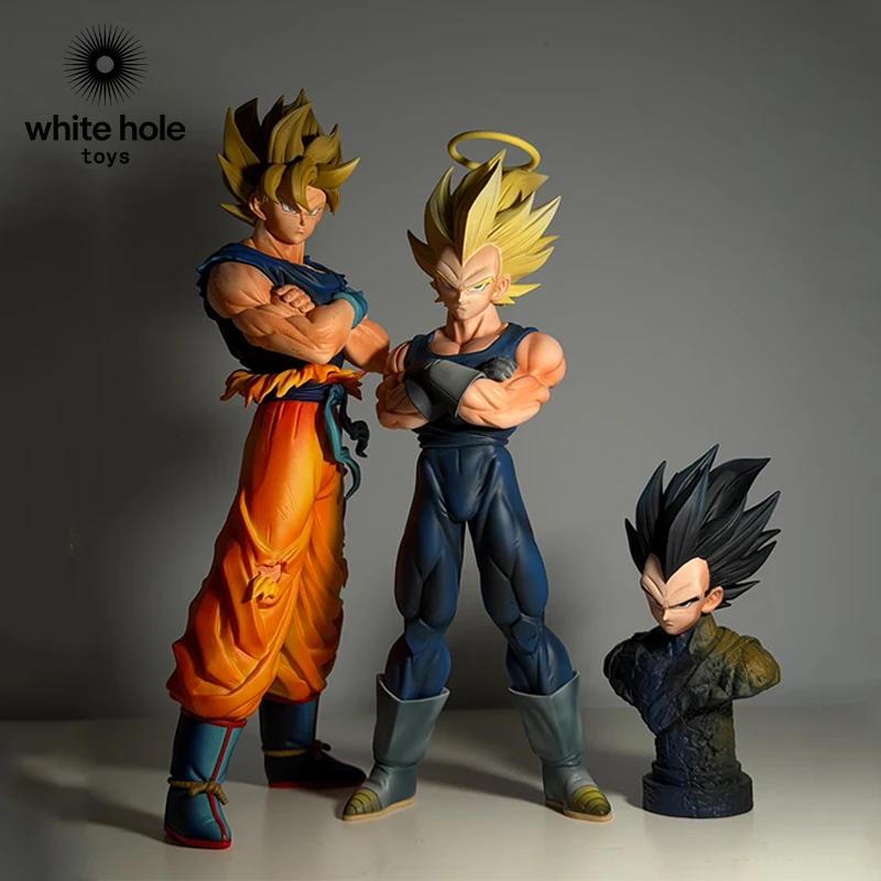 

Аниме-фигурка Dragon Ball Z, 30 см, Сон Гоку, Вегета, коллекционная модель GK, украшение, подарки для мальчиков и девочек