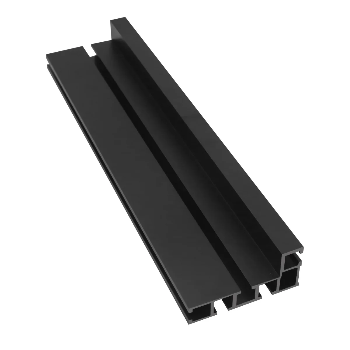 300-800mm Aluminium Profile Fence 75 Type Black Miter  Track T-track  DIY Tool Sliding Brackets T-Slot For Table Saw Woodworking