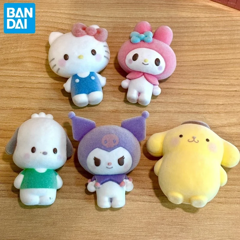 

Bandai New Genuine Good Friend Action Doll Kuromi Hello Kitty Cinnamoroll Big Eared Dog Desktop Decoration Toy Gifts