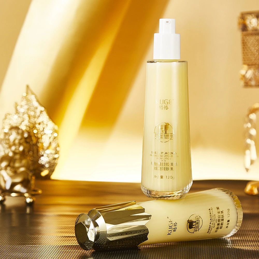 الأغنام المشيمة استخراج سقالة خلية الجلد غسول تشديد رفع العناية بالوجه ترطيب النفط السيطرة مستحلب العناية بالبشرة الكورية