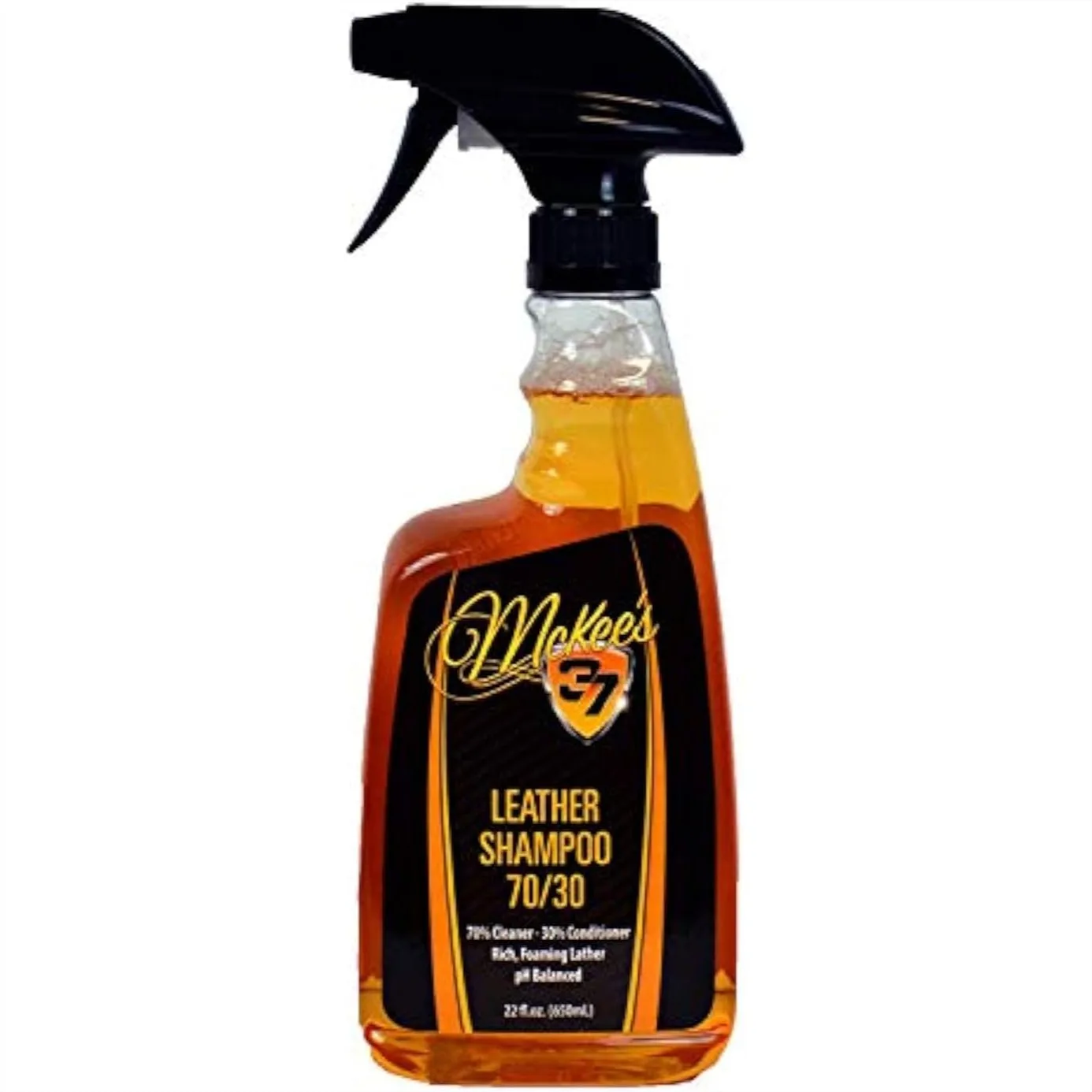 

Leather Shampoo 70/30 Cleaner Conditioner 22 fl oz - Removes Dye Transfer, Rich Foaming Lather