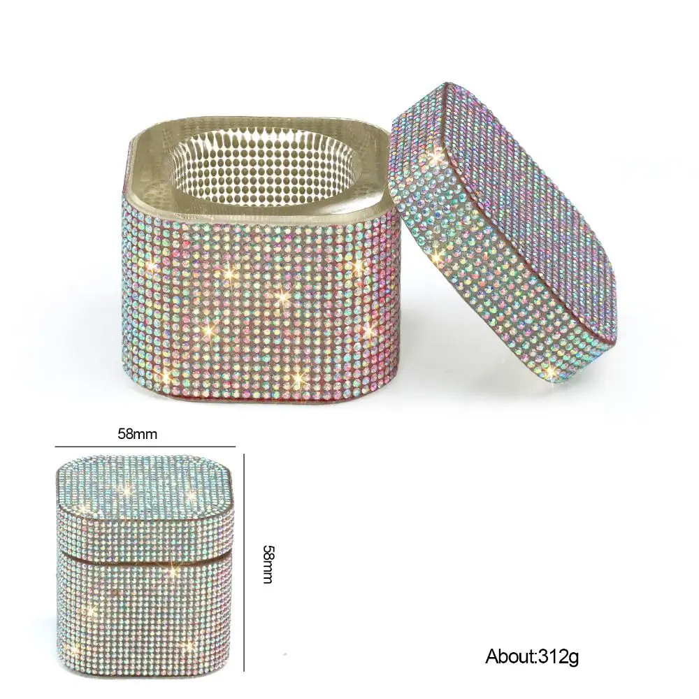 جديد مربع حجر الراين مسمار كوب شفاف بلون مسمار الفن كريستال كوب الراقية فرشاة غسل كوب DIY بها بنفسك