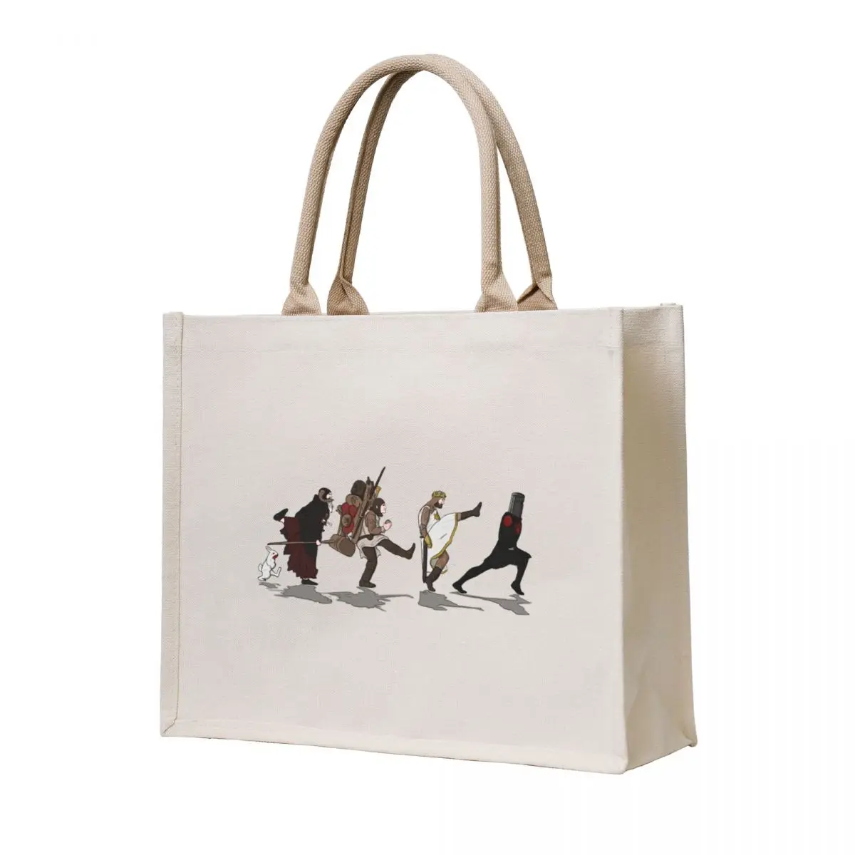 

walking towards the Grail Tote Bag Customizable tote bag Women bags hand bags Canvas shoulder bag