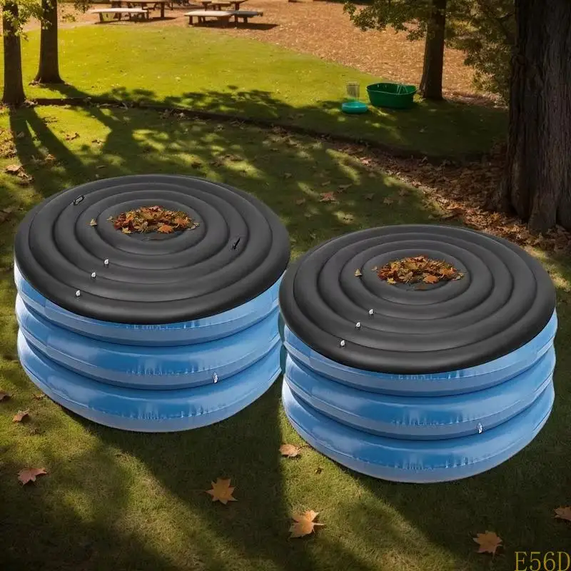 

E56D Portable Insulated Thermal Energy Saving Hot Tub Lid Protector Easy to Use