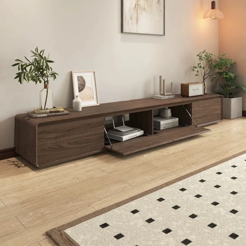 ✓x-Modern Natural Wood Grain Tv Cabinet Luxury Living Room or Bedroom Furniture Multiple Colors Wooden Tv Unit Stands*