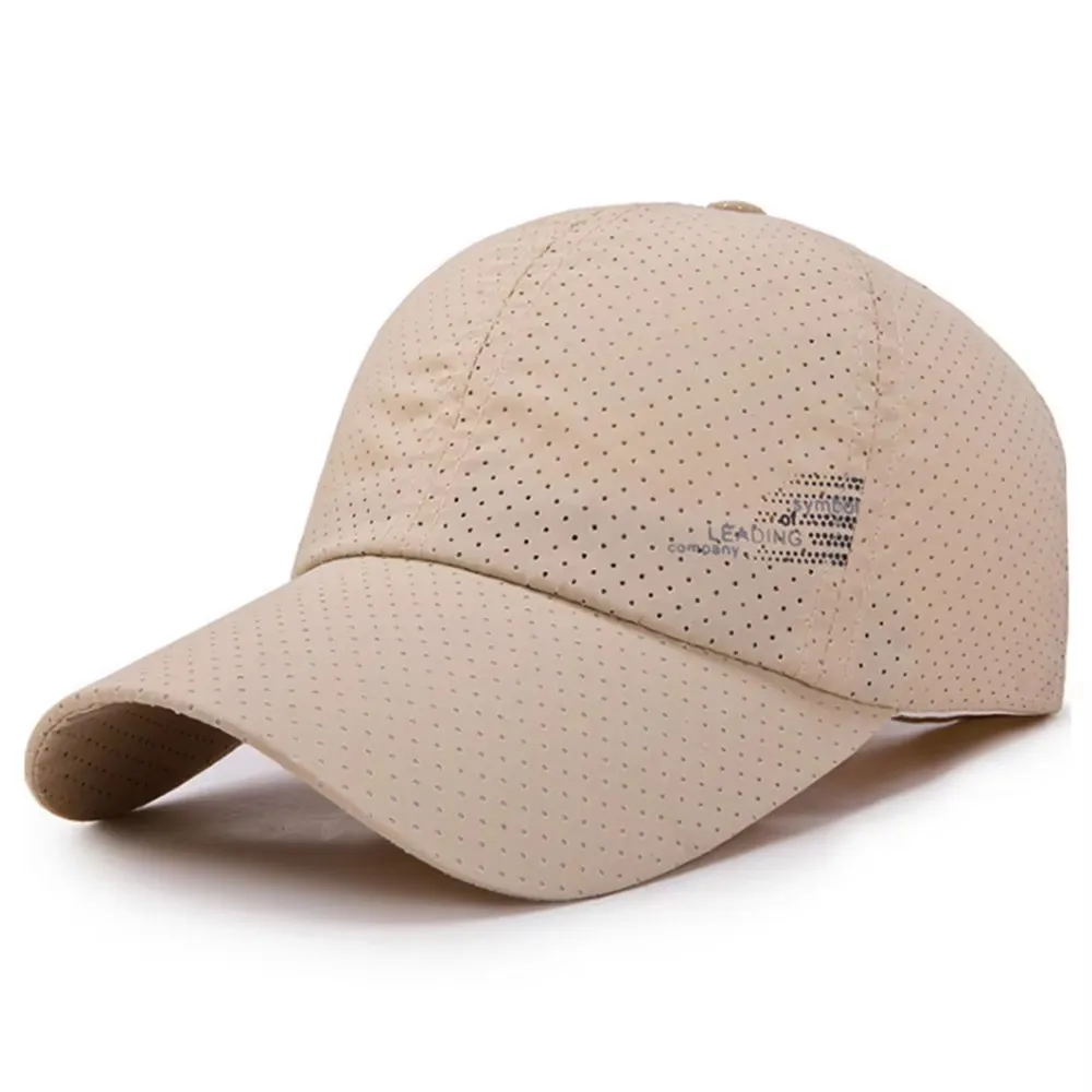 Schnell trocknende, verstellbare Unisex-Baseballkappen, Sommer-Sonnenhüte für Damen und Herren, Golf, Angeln