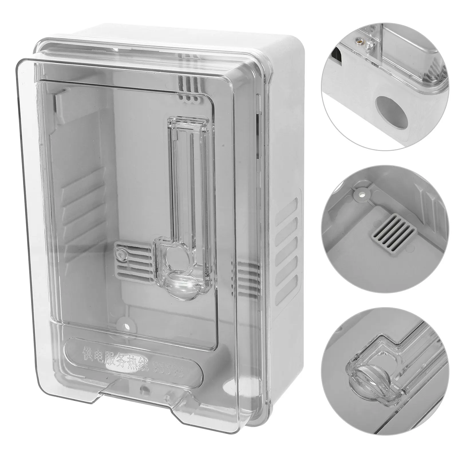 Electrical Boxes Plastic Distribution Protection Box Weatherproof Junction Box with Viewing Window for Circuit Breaker Safety