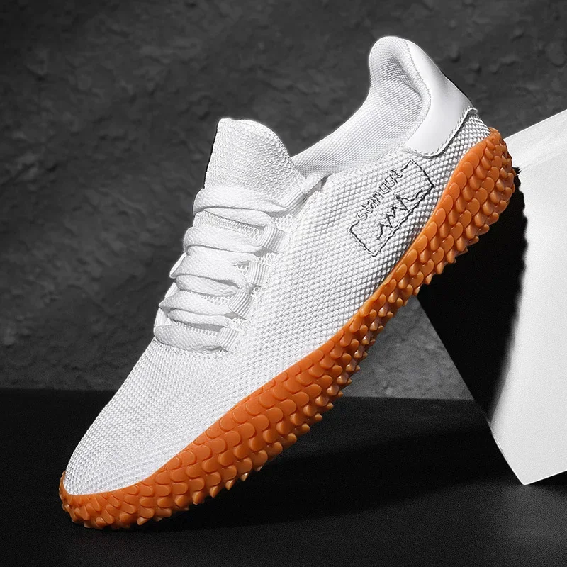 Sports Shoes Men 2023 New Summer Mesh Casual Shoes Outdoor Flat Bottom Lightweight Breathable Sports Running Shoes Zapatos Mujer