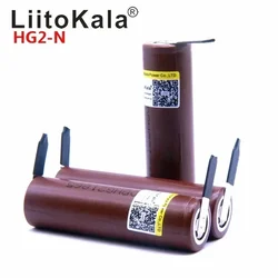 Liitokala New 18650 3000mAh HG2 Rechargeable battery 18650HG2 3.6V discharge 20A Power batteries + DIY Nickel