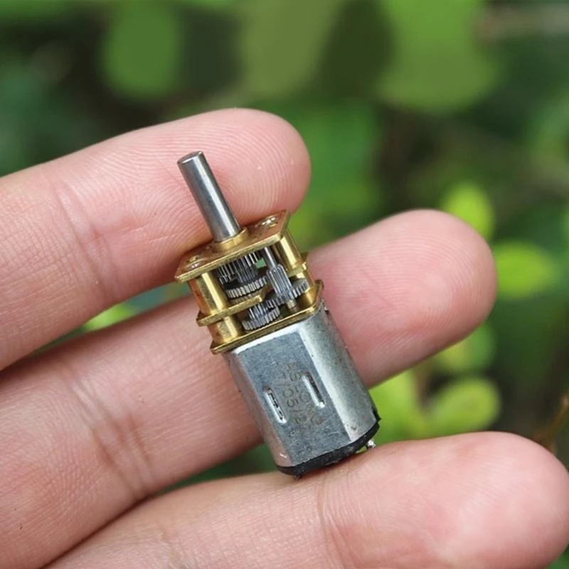 4pcs präzise Doppelspannung Zahnradmotor -Reduktion Motor 20/40/60 U/min für Robotik -Enthusiasten -Projektherstellung