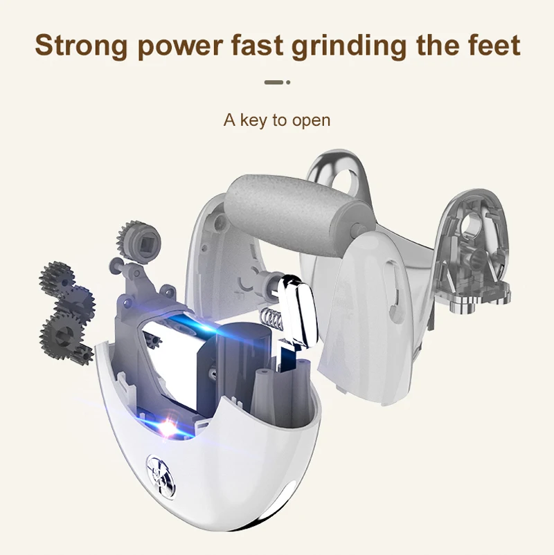 K-SKIN Electric Foot Grinder Calluses Dead Skin Tag Removal Foot Care Pedicure Tools Electric Foot File USB Charging Foot Scrub