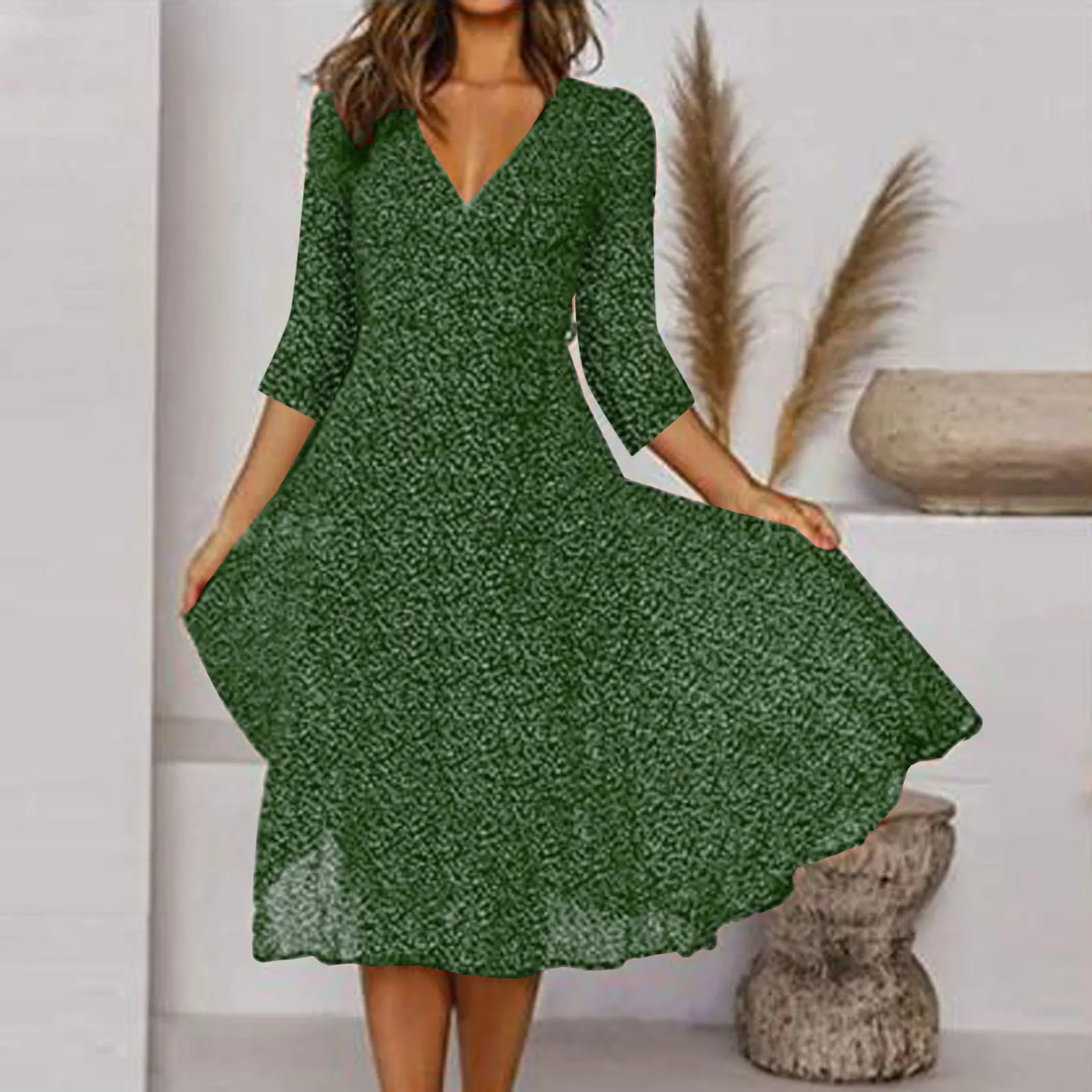 

Maxi Pencil Dress Women Casual Dress Summer Autumn Dress V Plus Size Prom Dresses For Women Plus Size Elegant Dresses For Women