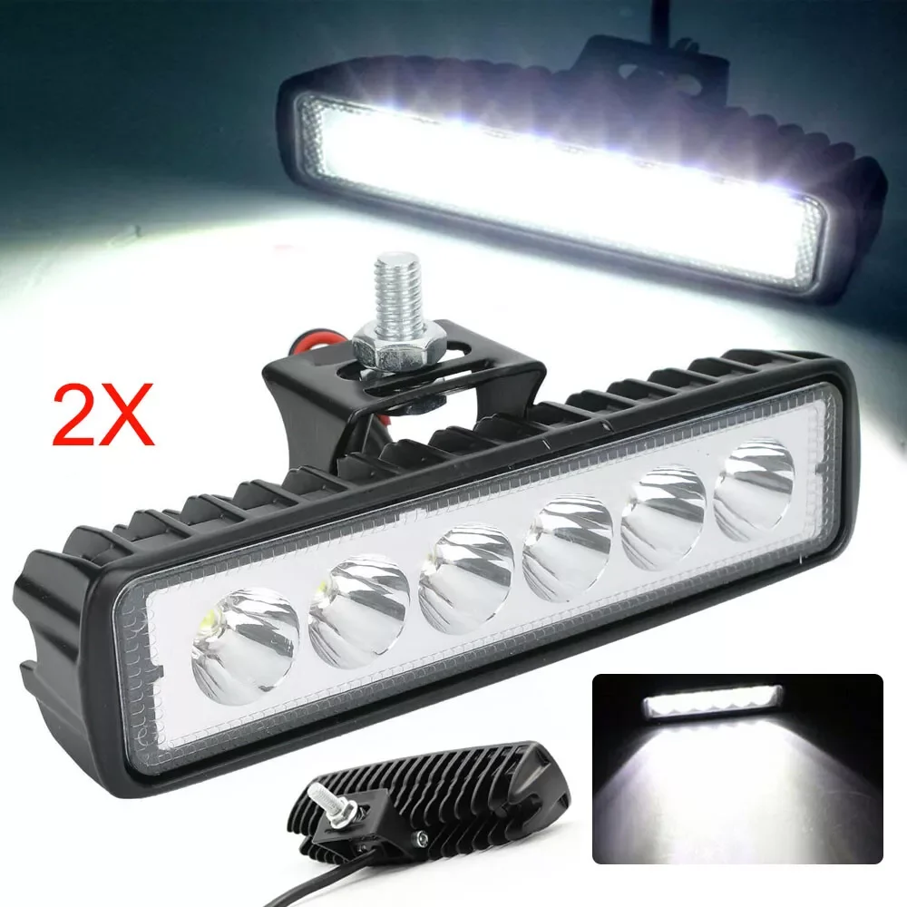 

2 PCS Car LED Light 2v 6 LED Daytime Running Lights DRL Car Fog Day Driving Lamps Super White Auto Parts