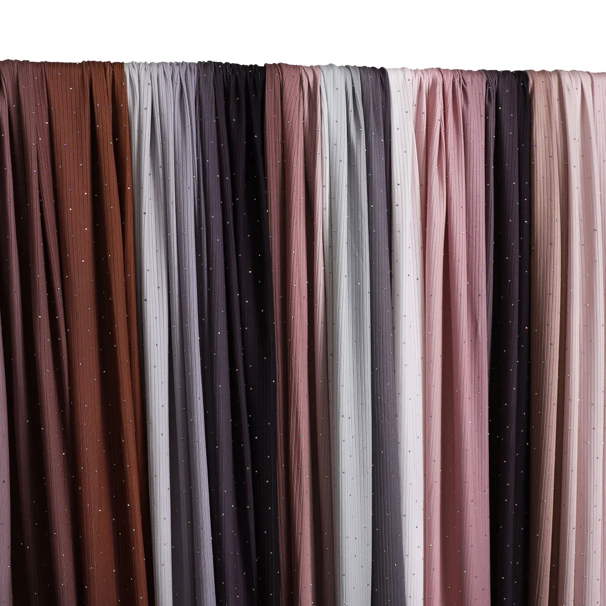 

Длинный шарф градиентного цвета, женский мусульманский хиджаб с бриллиантами, шаль, тюрбан, шарфы, банданы, повязка на голову, Bufanda, платок, Turbante Mujer