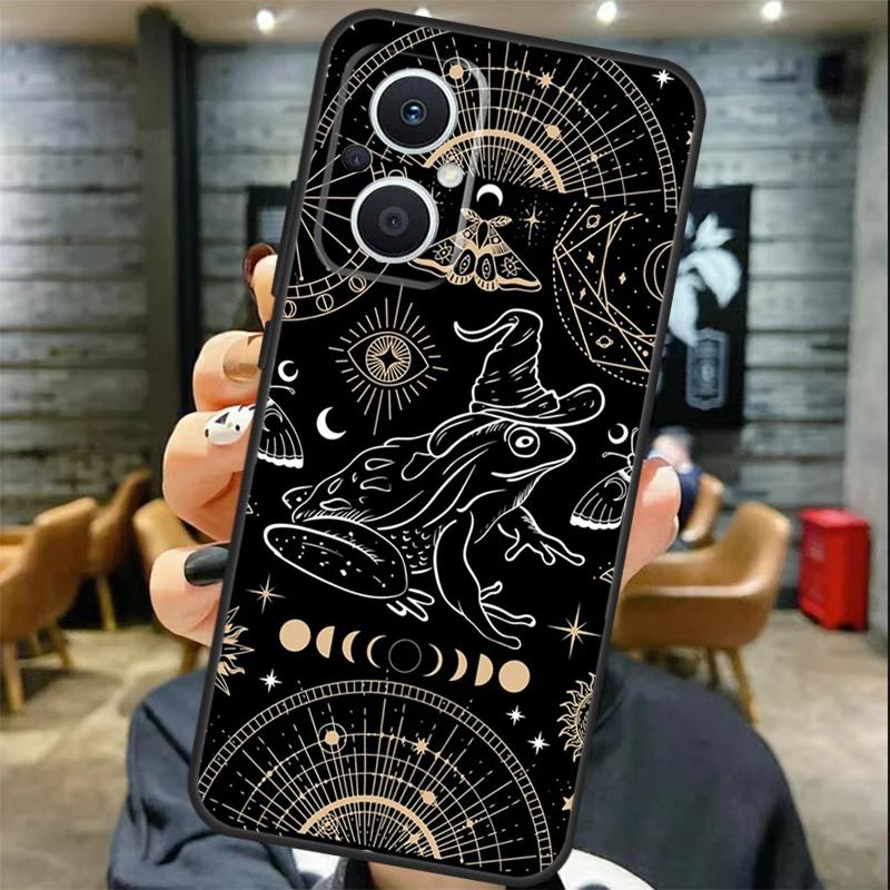 Чехол «Ведьма-лягушка» для OPPO Reno 11 11F 13 12 F 8T 7 8 10 Pro OPPO Find X8 X6 Pro X3 X5 Lite Cover Coque