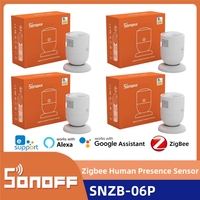 SONOFF SNZB-06P Zigbee Human Presence Sensor Presence Detection Light Sensing Smart Home Automation VIa Alexa Google Alice