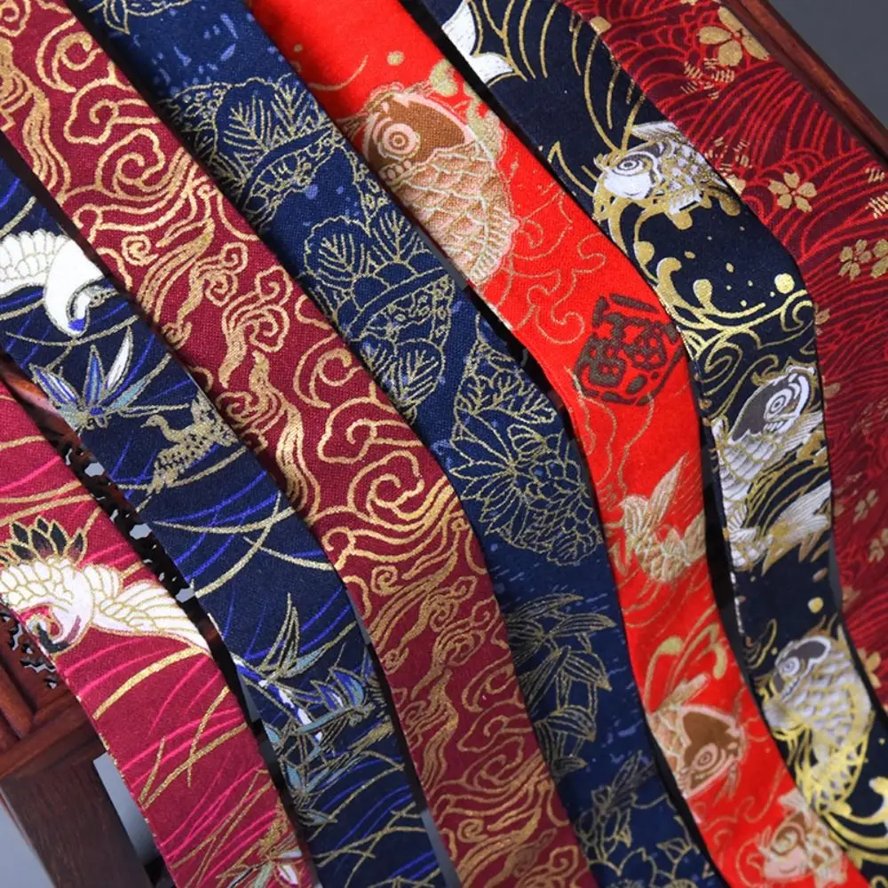 Antique Embroidery Chinese Style Hair Band Dragon Crane Hanfu Hair Accessories Tassel Cloth Bow Ribbon Headwear Girl/Women