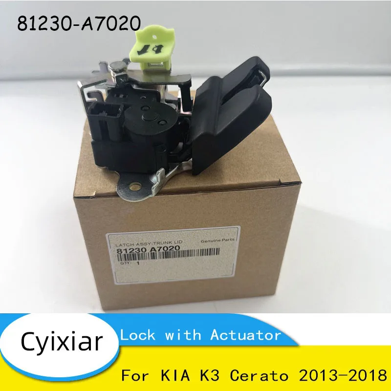 

Совершенно новый привод замка задней двери багажника автомобиля для KIA K3 Cerato 2013-2018 81230A7020 81230-A7020