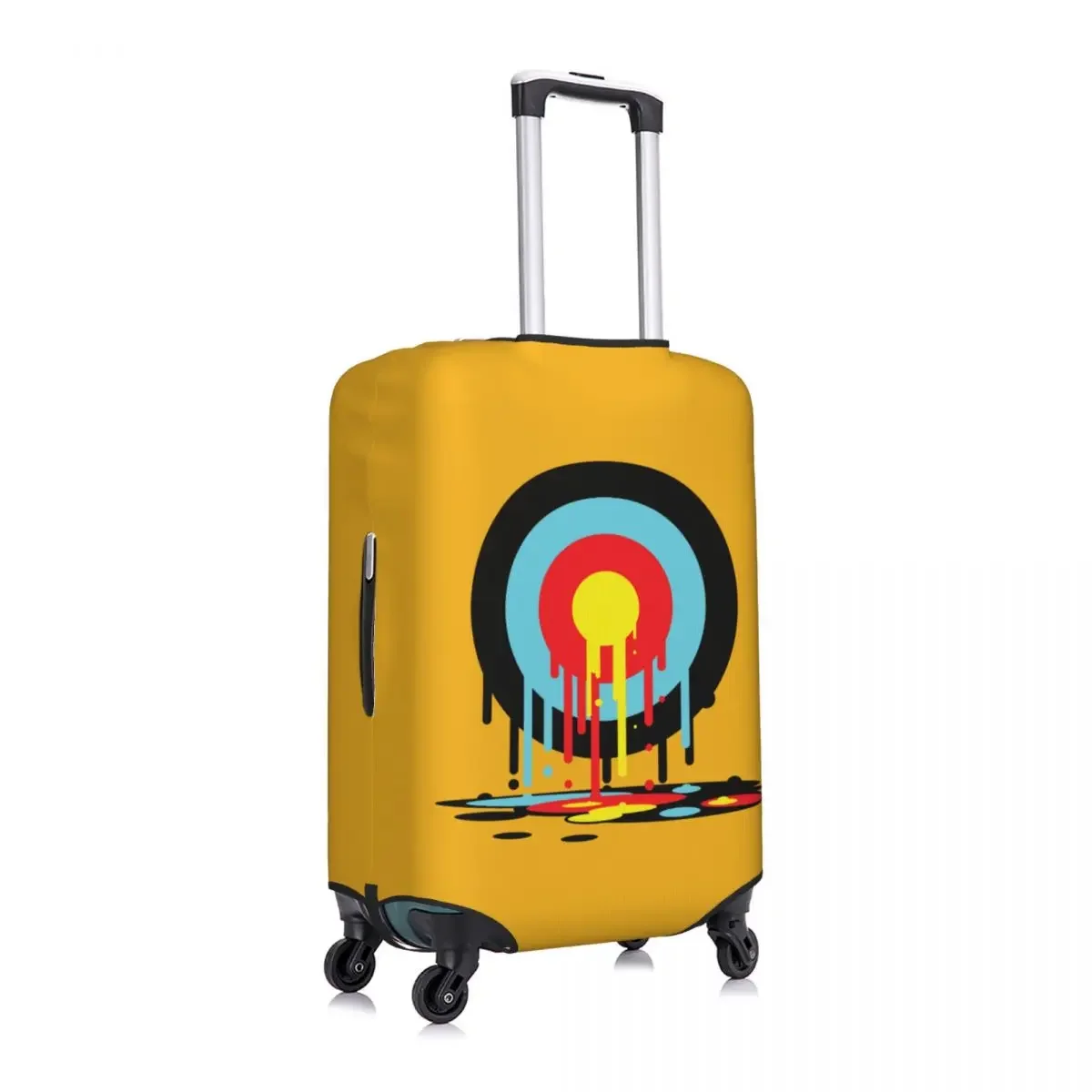 Custom Weeping Target Travel Luggage Cover Washable Archery Archer Darts Shoot Suitcase Cover Protector Fit 18-32 Inch