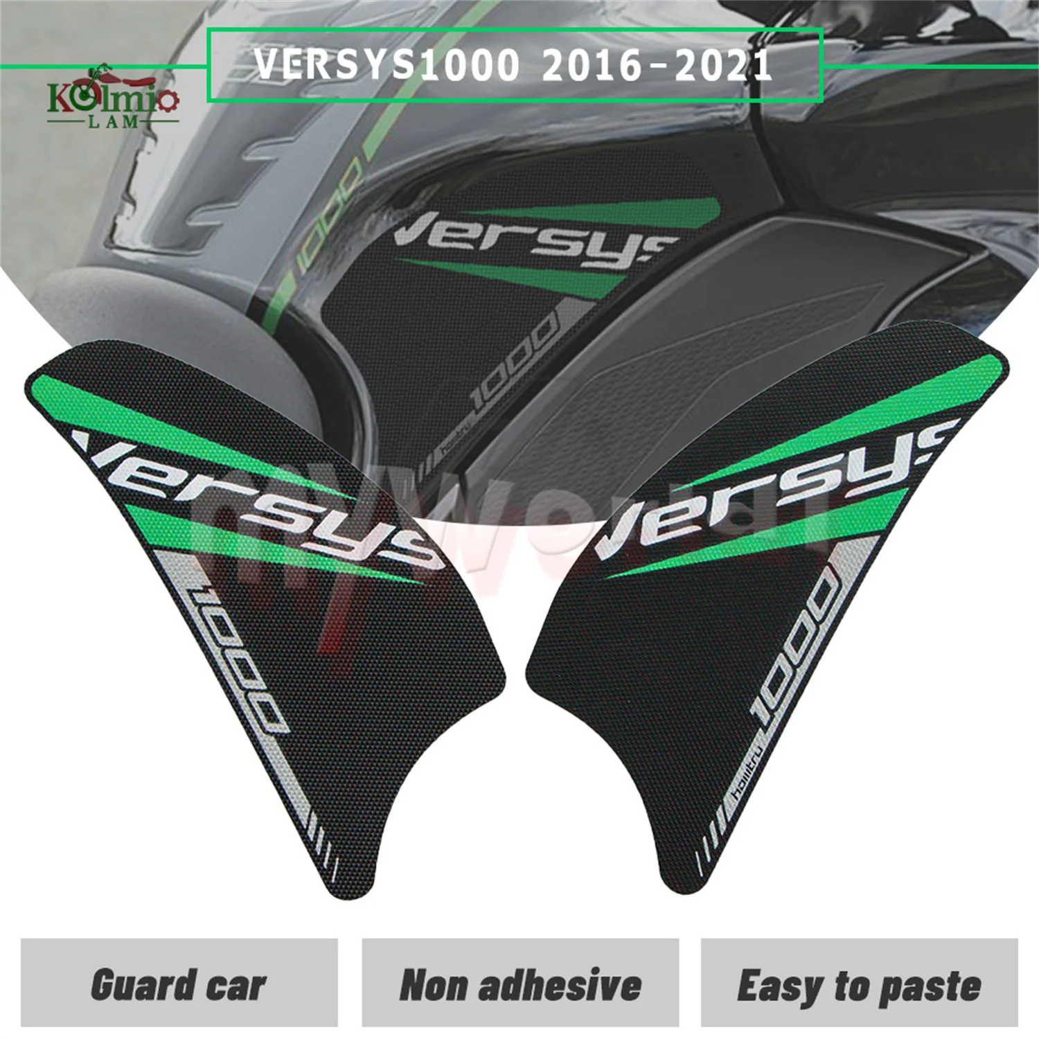 

Fit For Kawasaki Versys KLZ 1000 2016 - 2021 Sticker Anti Slip Fuel Tank Pad Side Knee Traction Decal Versys1000 KLZ1000 2020