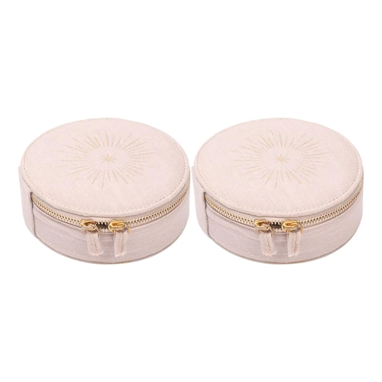 Travel Jewelry Box Gift Zipper Closure for Bracelets Earrings Girlfriend