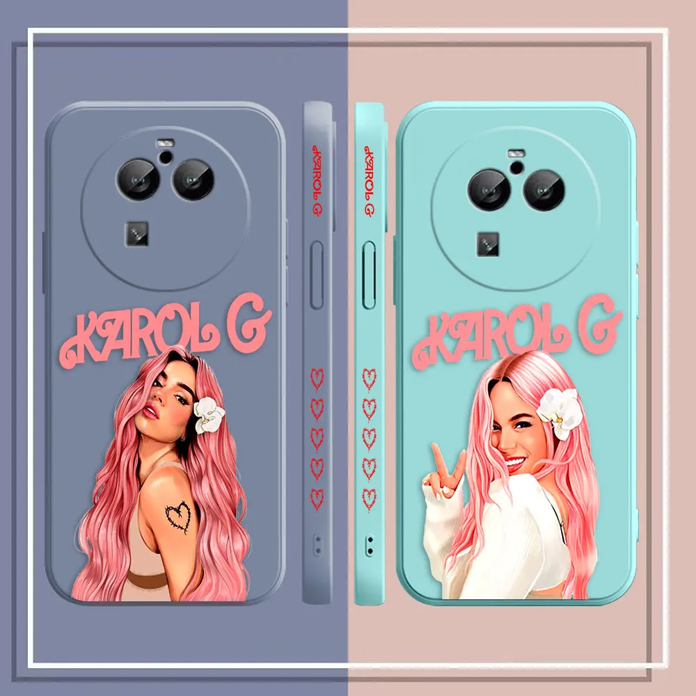 Pop Singer K-Karol G Phone Case For OPPO FIND X5 X3 X2 RENO ACE Z REALME C20 C21 C33 C35 C53 C55 X50 X 5G PRO Case Funda