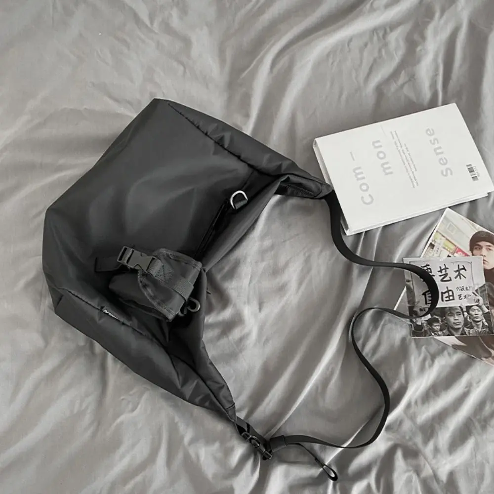 

Casual Oxford Cloth Crossbody Bag with Earphone Bag Fitness Coin Purse Sport Shoulder Bag Large Capacity Wallet Boys Bag Boys