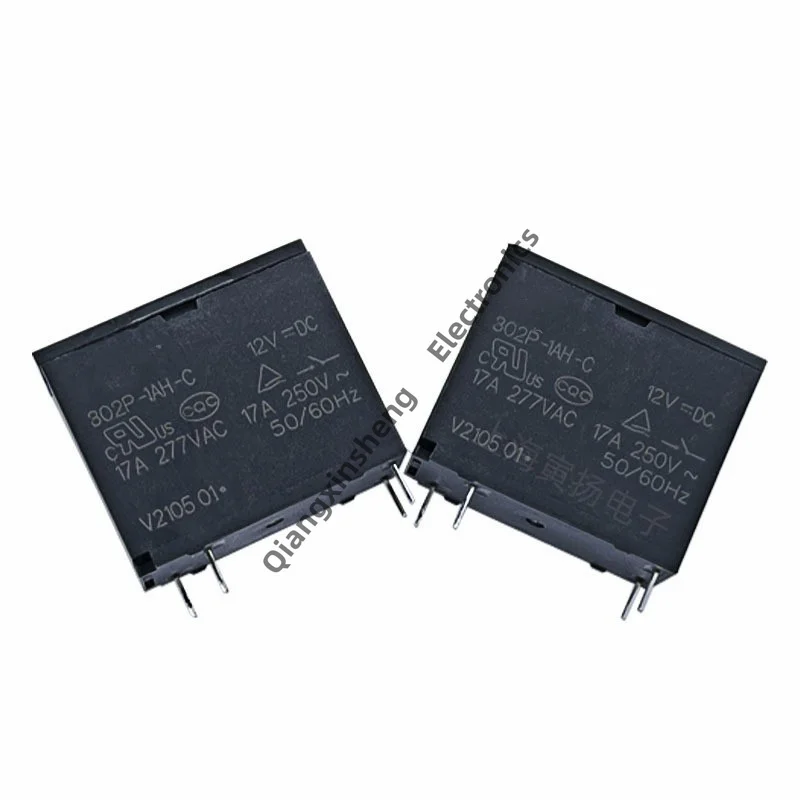 2pcs Relay 302P-1AH-C M02 12V17A 4-pin microwave oven electric water heater home appliance relay