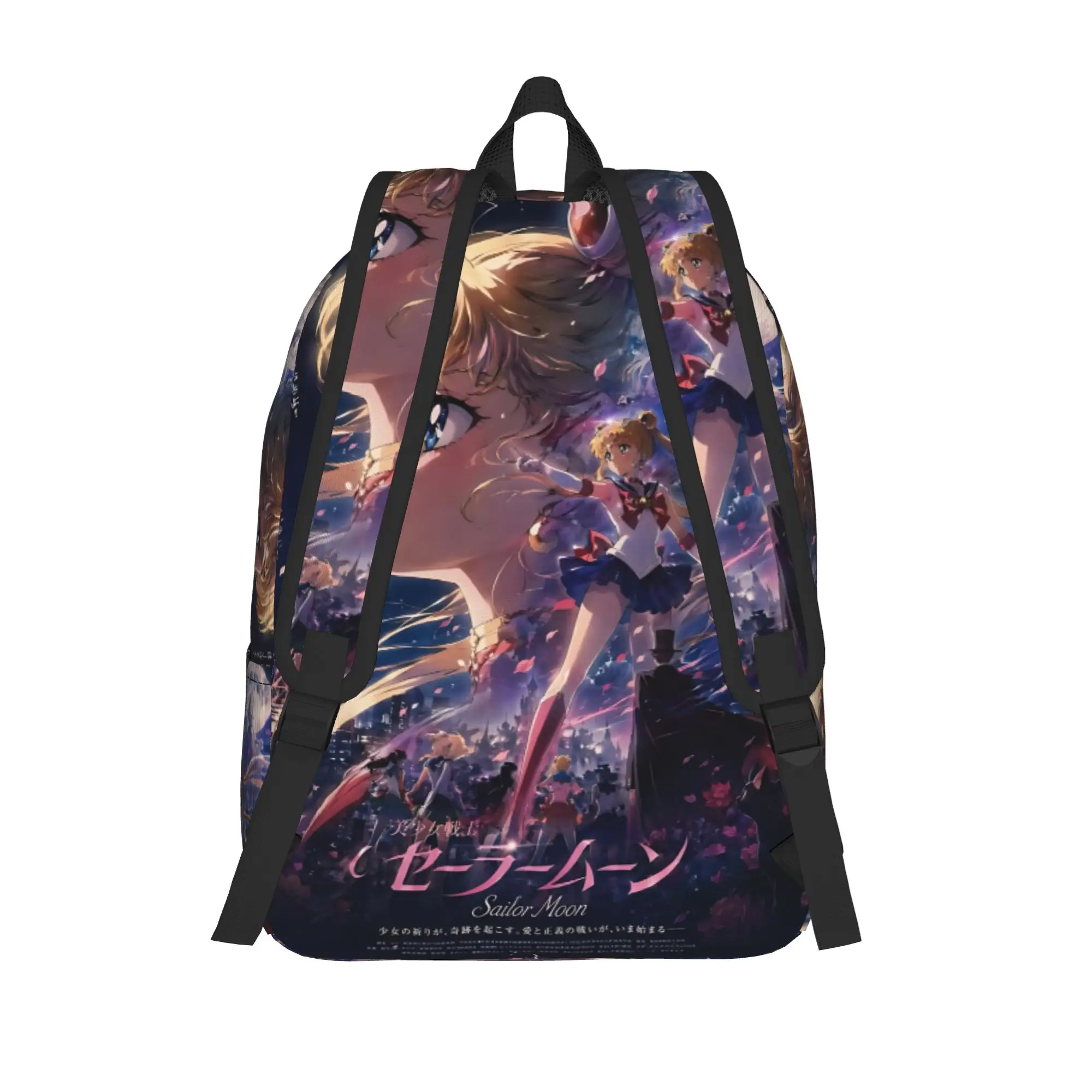 Fashion Sailor Moon Backpack  Mochilas Kawaii Travel Retro Washable Rucksack