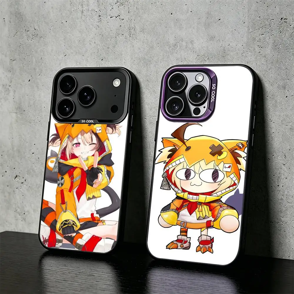 Gigi Murin hololive Phone Case For iPhone 17,16,15,14,13,12,11 Plus,Pro Max,XS,Colored silver phone case