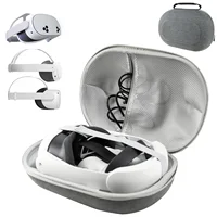 Para Meta Quest 3s Bolsa de almacenamiento montada en la cabeza, bolsa protectora EVA de mano, bolsa de almacenamiento Universal VR Quest 3