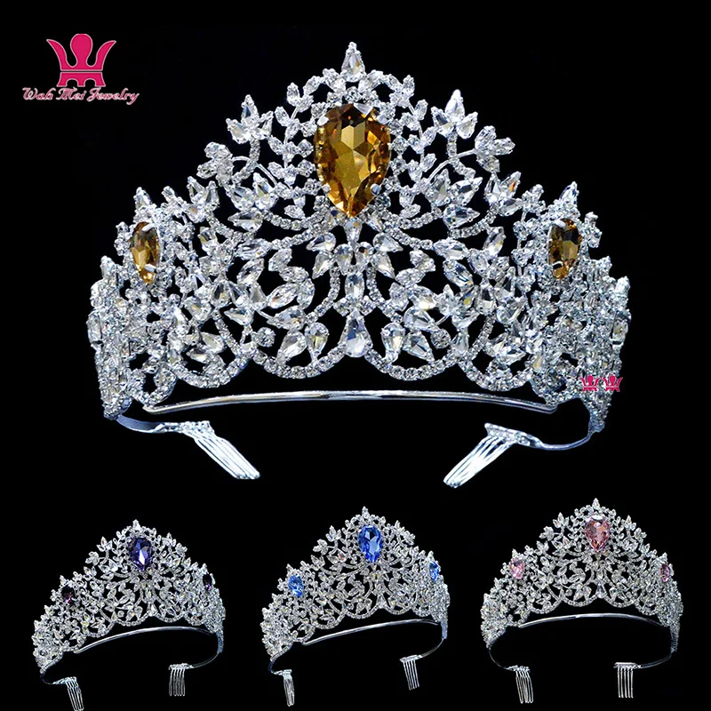 

The 2019 Miss Universe Pageant Crown Tiara Headwear Accessories For Bridal Wedding Fashion Hair Jewelry