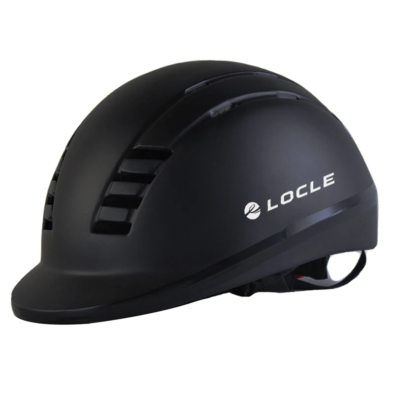 LOCLE High Quality Equestrian Helmet Horse Riding Helmet Breathable Durable Safety Half Cover Horse Rider Helmets Size S/M/L