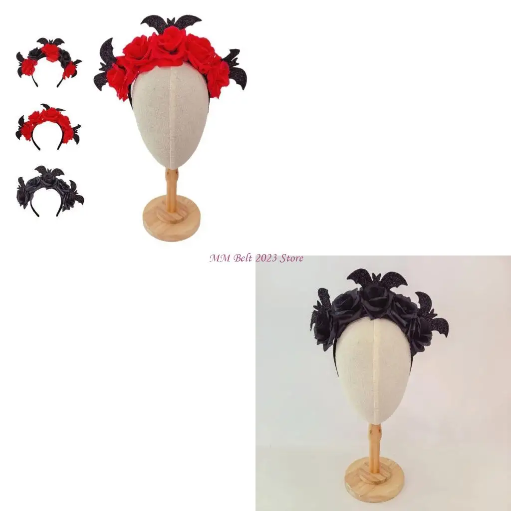 

49ME повязка на голову «День смерти», реквизит для косплея, головной убор, реквизит для маскарада, обруч для волос