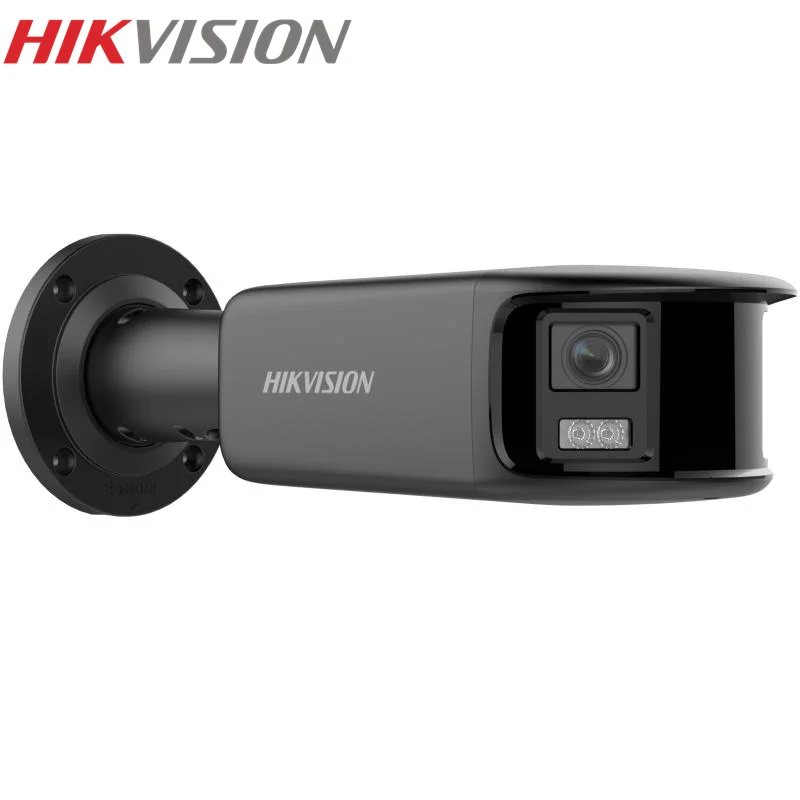 Hikvision DS-2CD2T87G2P-LSU/SL Black 8MP Panoramic Bullet Full Color Built-in Microphone H.265 IP Dome Camera PoE IR 30M