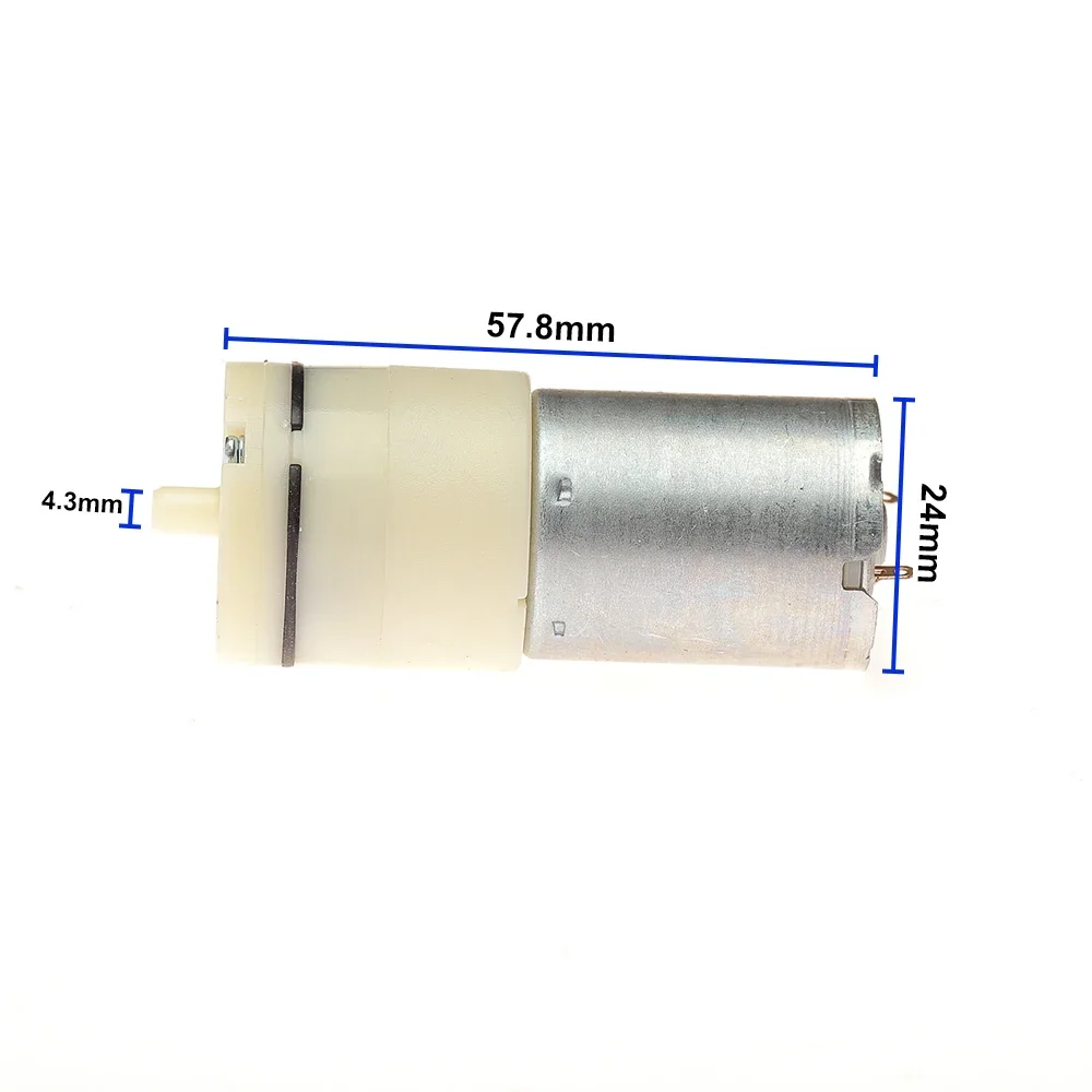 Micro 370 Air Pump DC 3.7V 1A  370 Carbon Brush Motor Pump 110kpa Large Flow Oxygen Pump Long Life