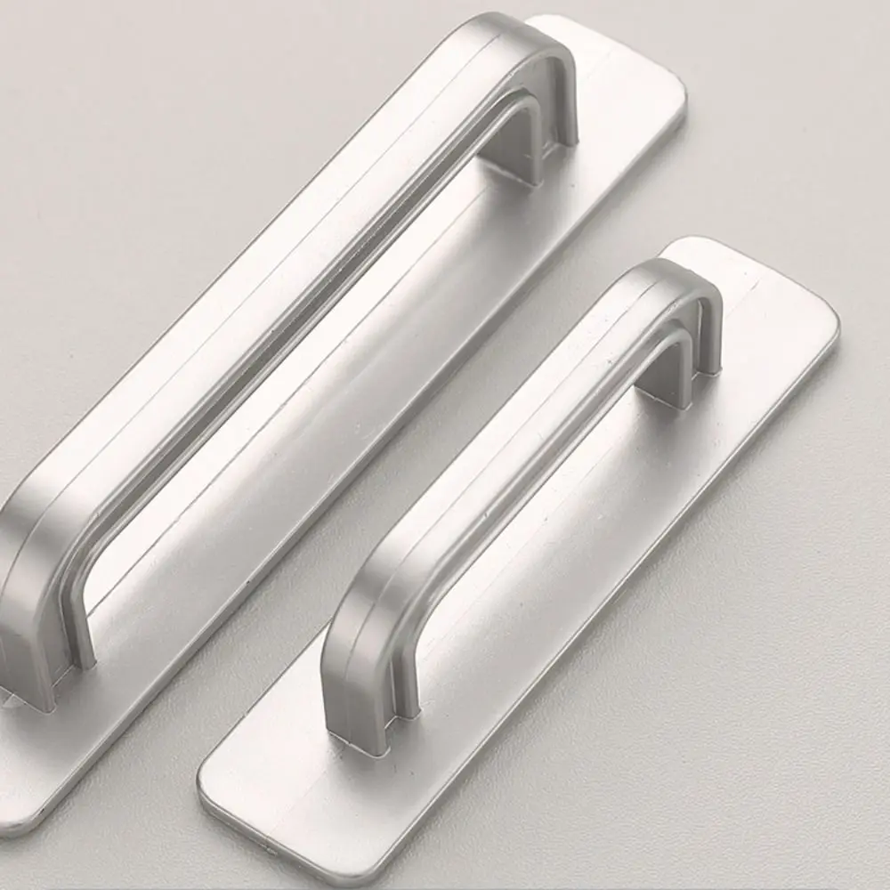 Self-adhesive Drawer Handles Multi-purpose Paste Wardrobe Handle Organizer Durable Plastic Knob Auxiliary Device Window Cabinet