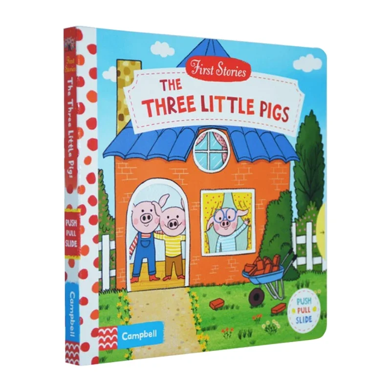 First Stories The Three Little Pigs BUSY, Baby Children's books aged 1 2 3, English picture book 9781509821037