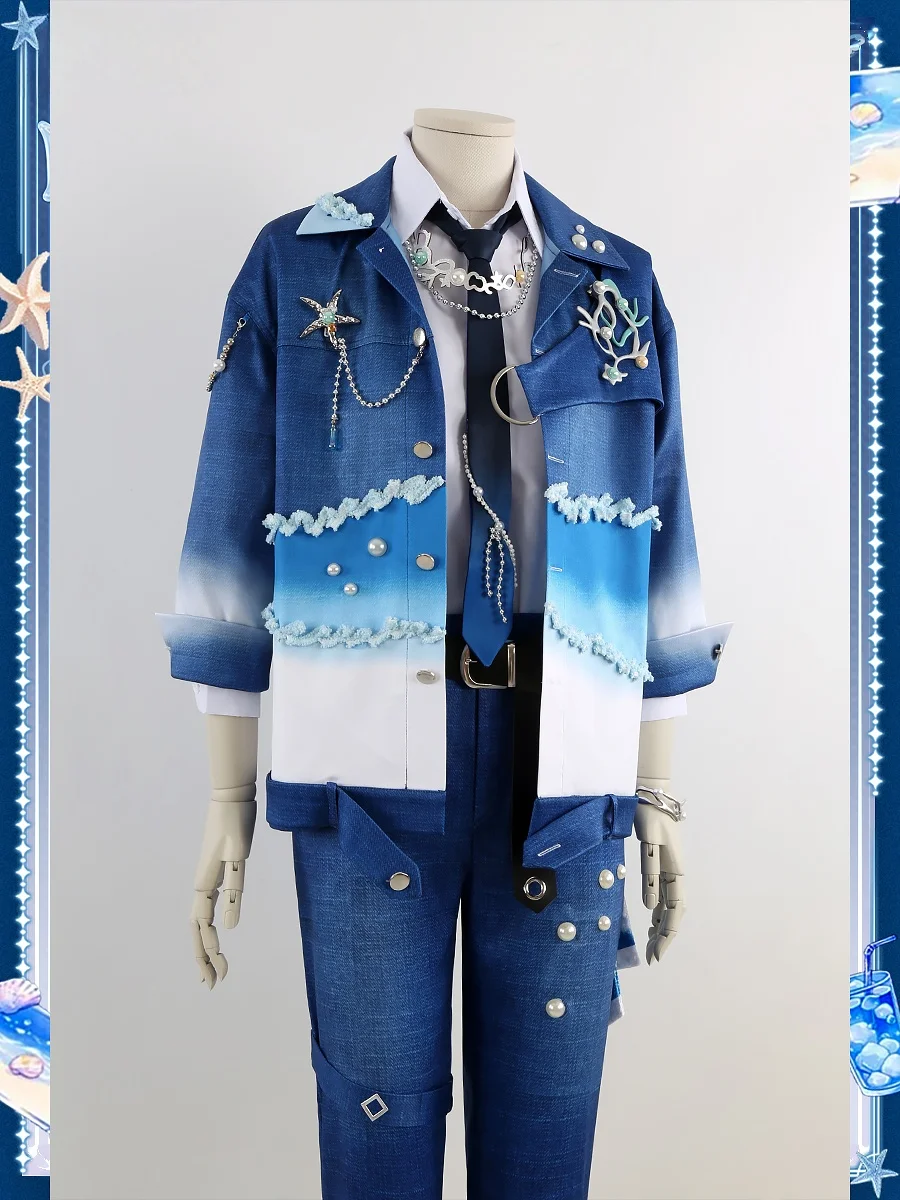 ES Souma Kanzaki Cosplay Costume Halloween Christmas Comic Costume Game Ensemble stars customized 10th anniversary Newly - view 3
