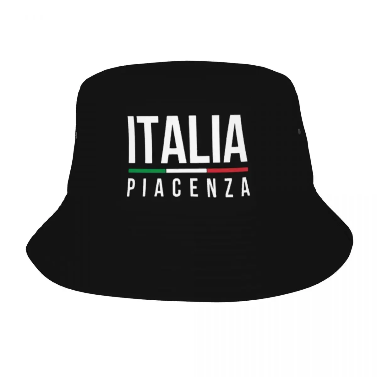 Piacenza Italia Bucket Hats for Woman Beach Italy Italian Flag Sun Hat Street for Outdoor Sports Fishing Hat Getaway Headwear