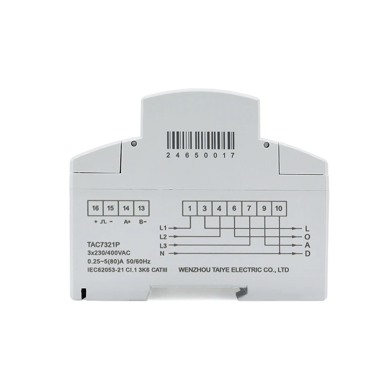 Tuya contatore elettrico trifase pagamento anticipato telecomando consumo energetico bidirezionale Kwh Meter RS485 MODBUS