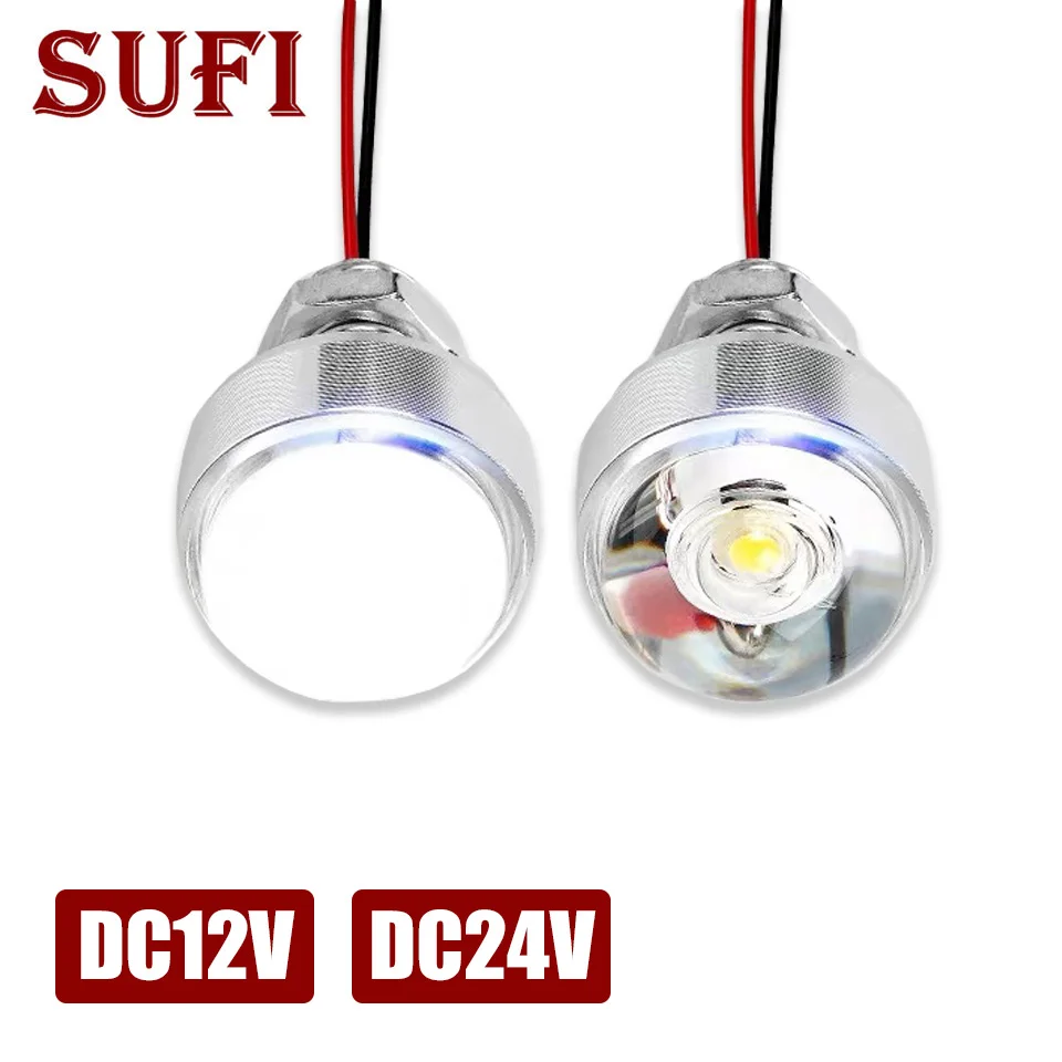 

1W 2W 3W Светодиодные бусины Постоянное напряжение DC12V 24V Светодиодные фонари Маленькие лампочки с проволочными светильниками Шасси Инструментальное оборудование Светильник
